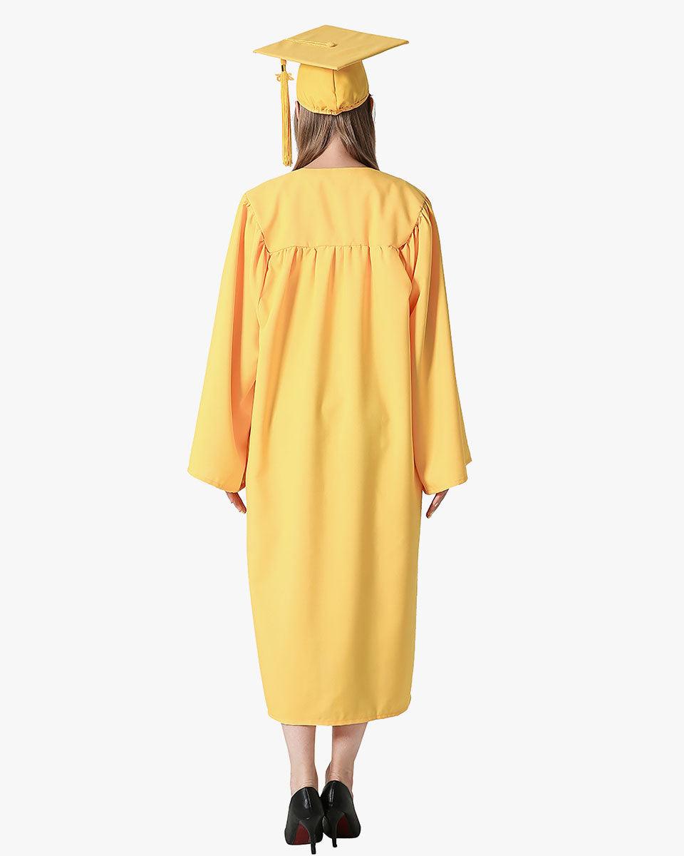 High School Premium Matte Graduation Cap, Gown & Tassel Package - 15 Colors Available - Graduation Cap&Gown