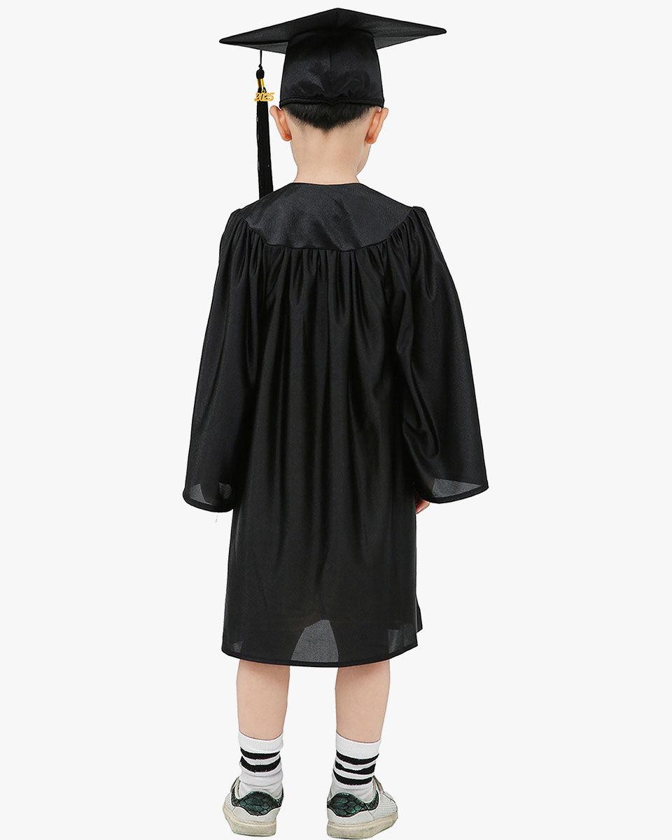Shiny Kindergarten Cap, Gown & Tassel Package - 13 Colors Available - Graduation Cap&Gown