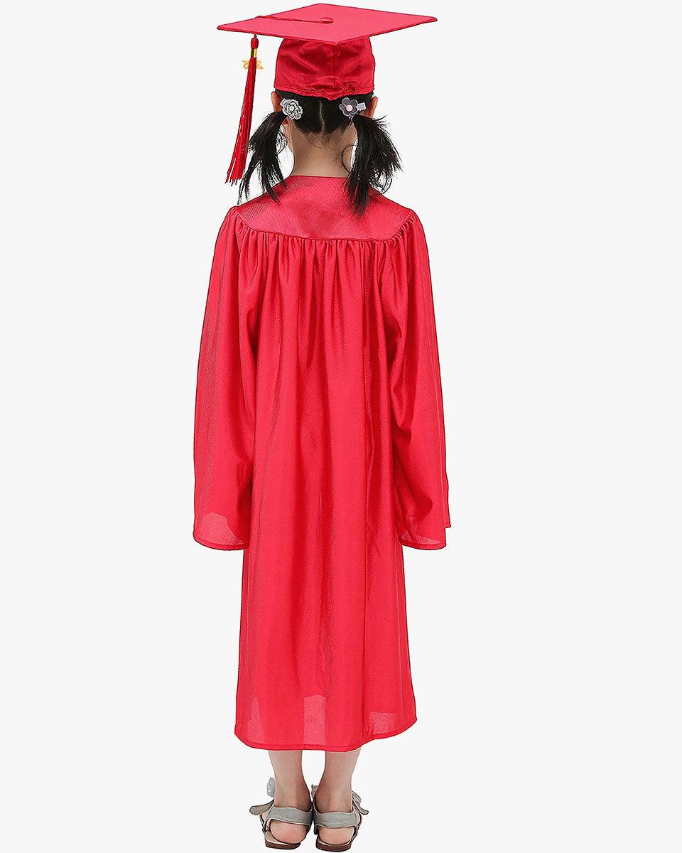 Shiny Kindergarten Cap, Gown & Tassel Package - 13 Colors Available - Graduation Cap&Gown