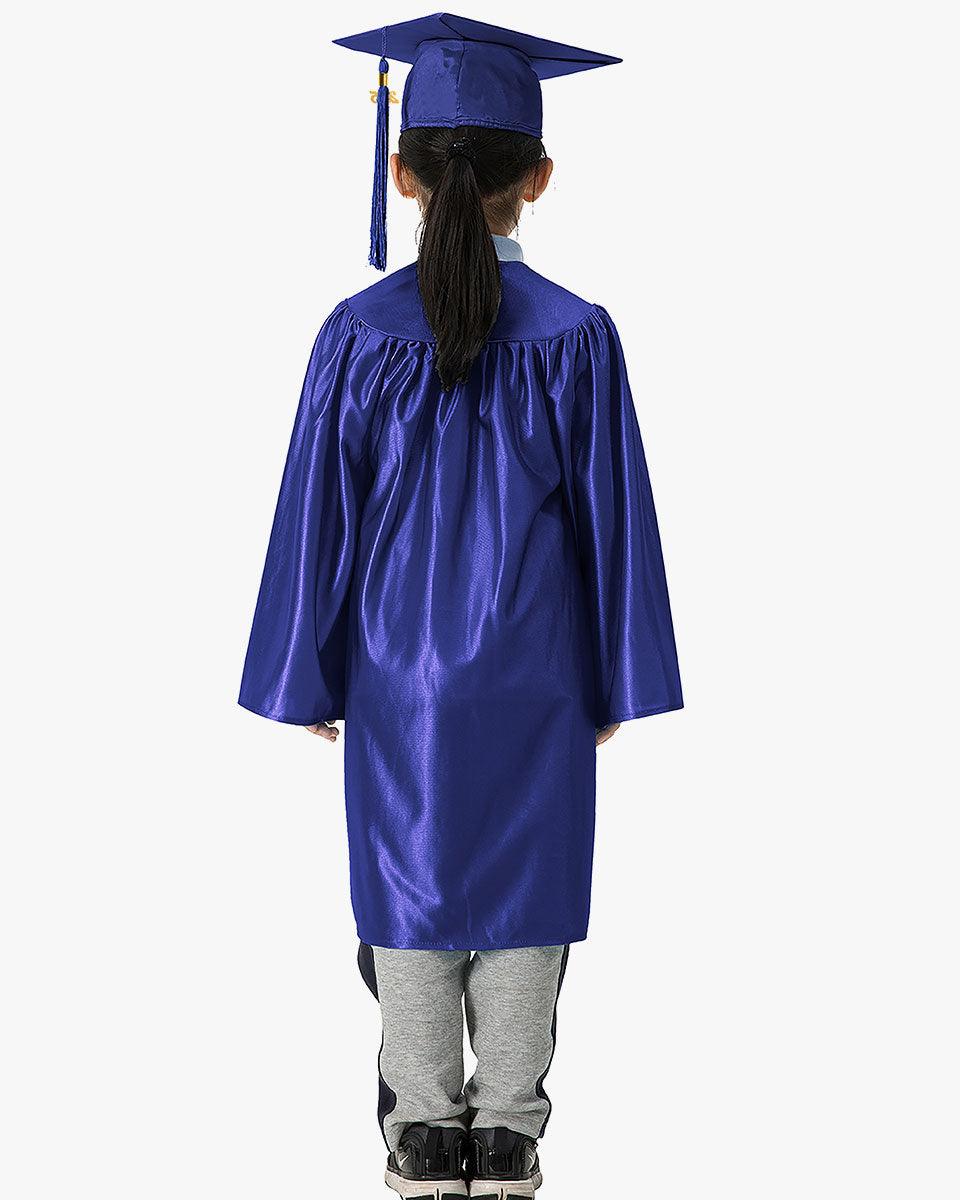 Shiny Kindergarten Cap, Gown & Tassel Package - 13 Colors Available - Graduation Cap&Gown