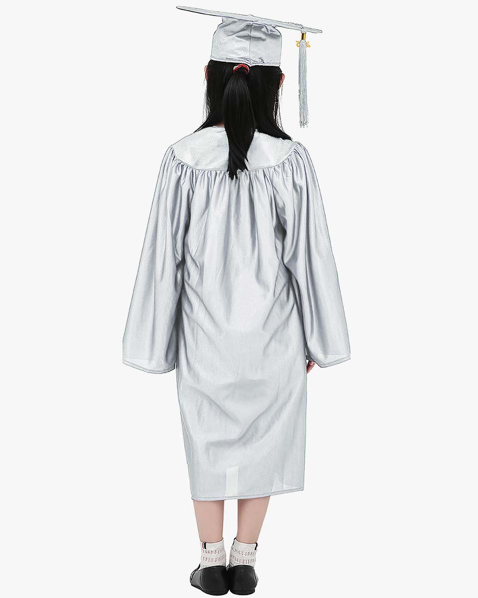 Shiny Kindergarten Cap, Gown & Tassel Package - 13 Colors Available - Graduation Cap&Gown