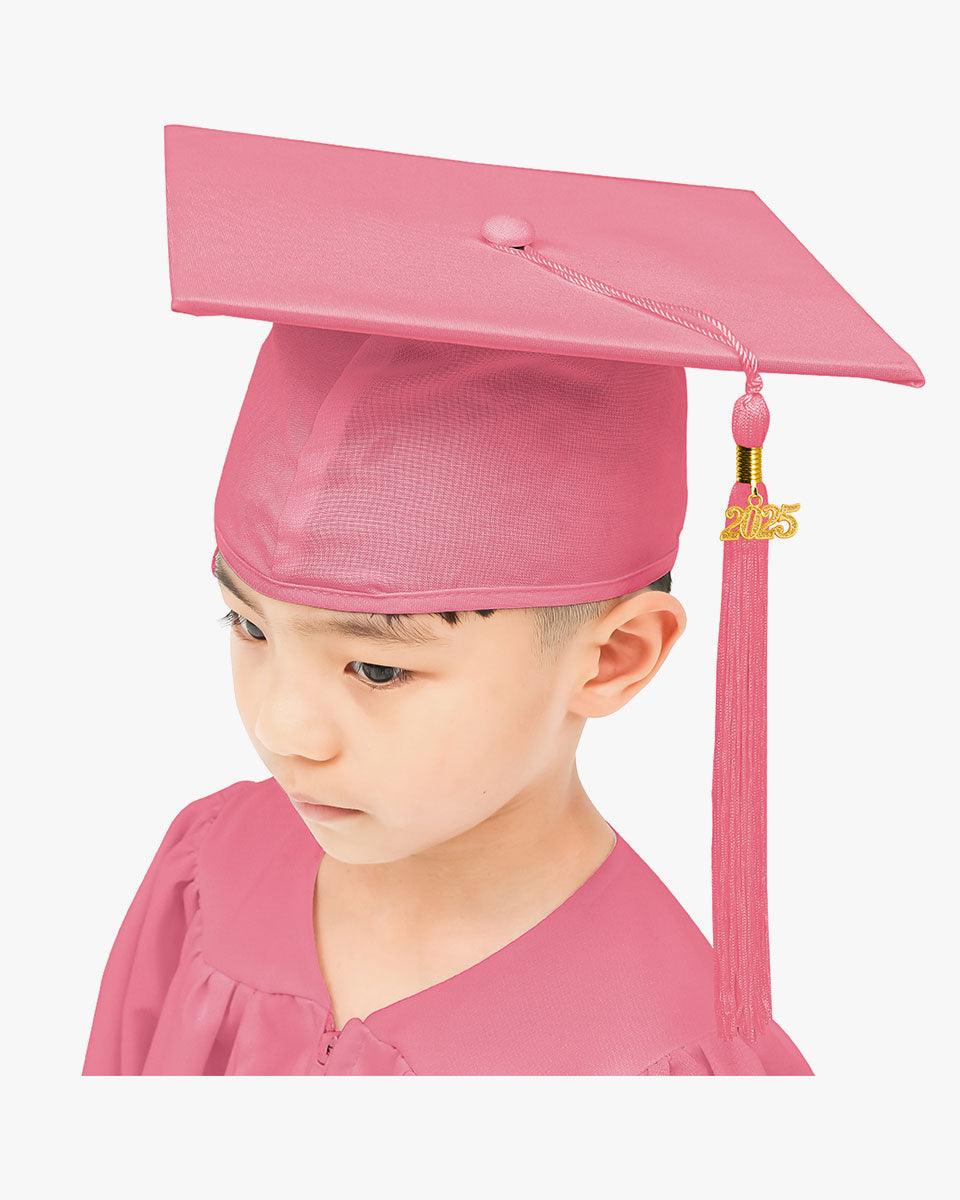 Matte Kindergarten Graduation Cap, Gown, Stole & Diploma Package - Graduation Cap&Gown