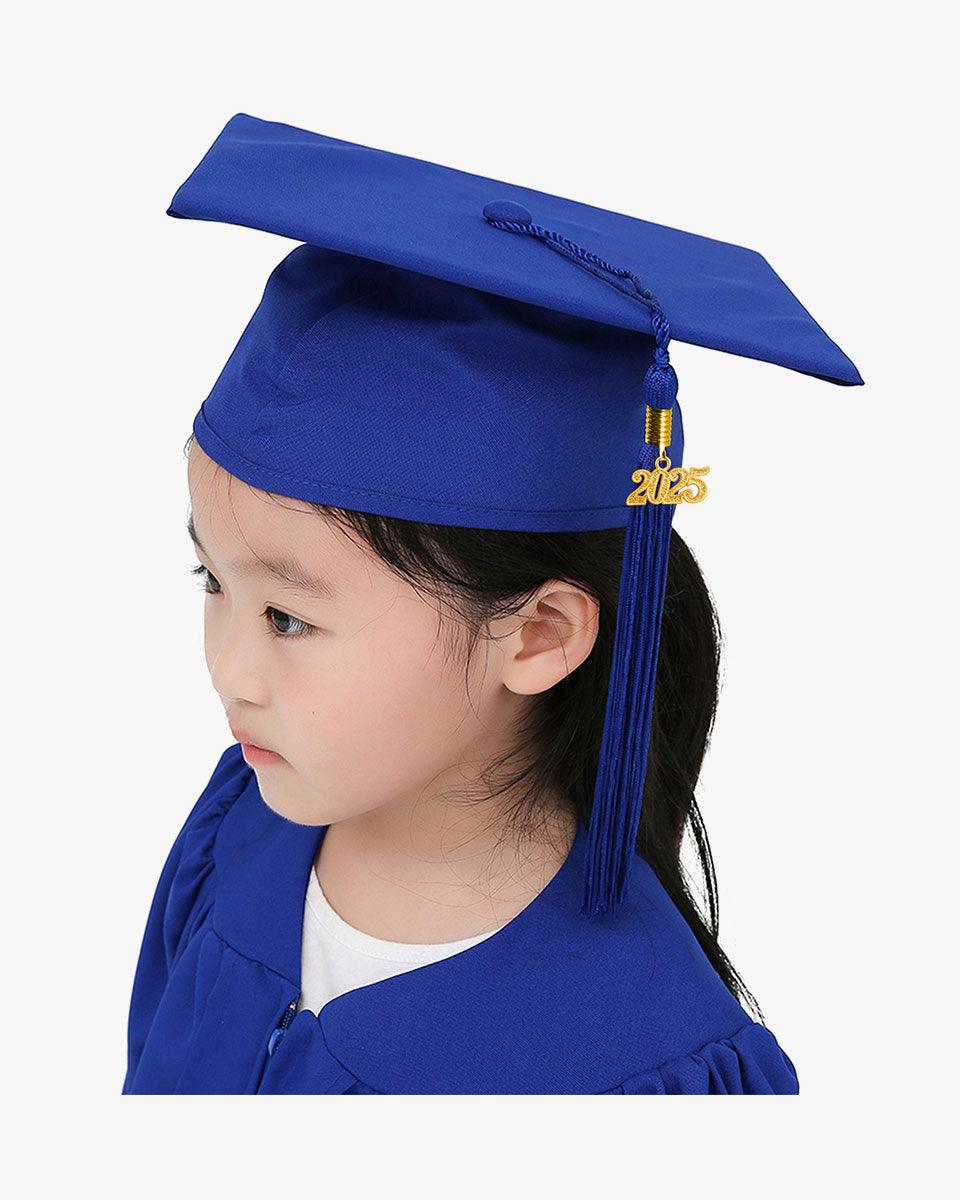 Matte Kindergarten Graduation Cap, Gown, Stole & Diploma Package - Graduation Cap&Gown