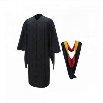 Deluxe Masters Graduation Gown & Hood Package - Graduation Cap&Gown