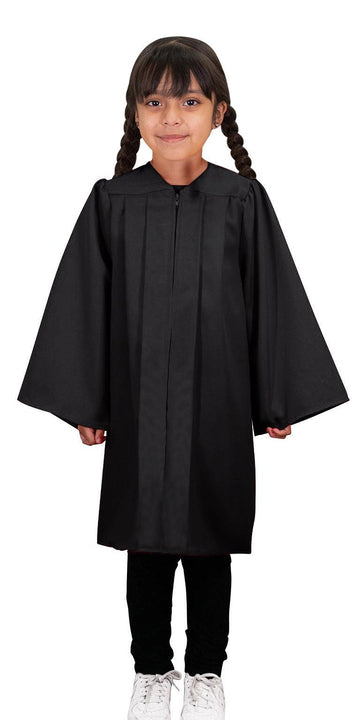 Matte Black Kindergarten/Preschool Gown - Graduation Cap&Gown