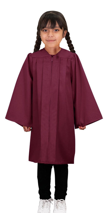 Matte Maroon Kindergarten/Preschool Gown - Graduation Cap&Gown