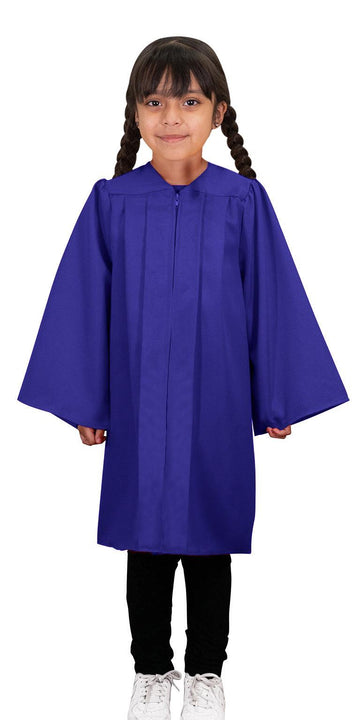 Matte Purple Kindergarten/Preschool Gown - Graduation Cap&Gown
