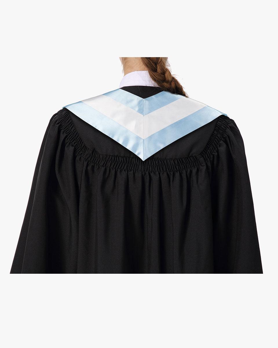 17 Country Flag Graduation Stoles Embroidery Sashes for Study Aboard International Students - Graduation Cap&Gown