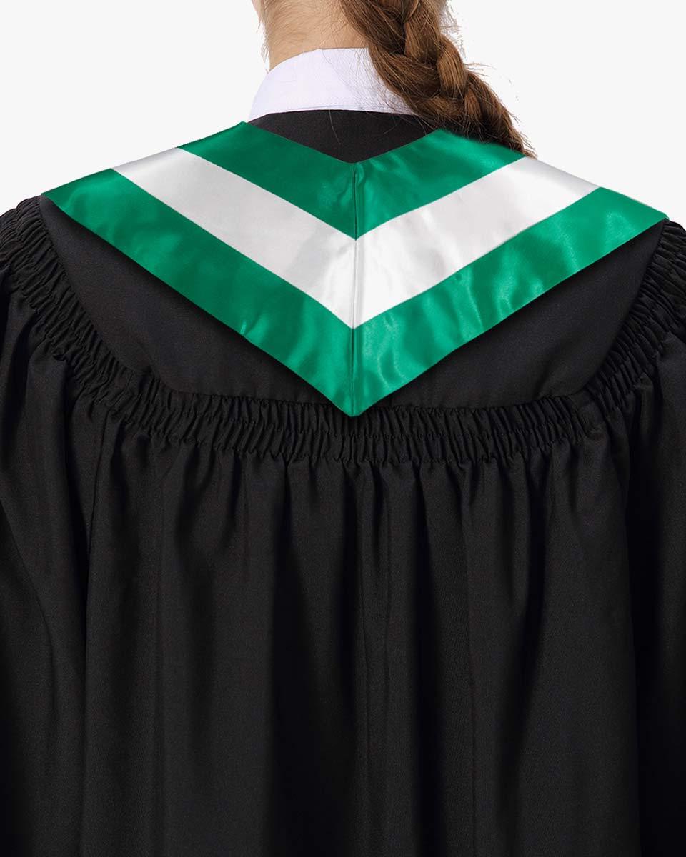 17 Country Flag Graduation Stoles Embroidery Sashes for Study Aboard International Students - Graduation Cap&Gown