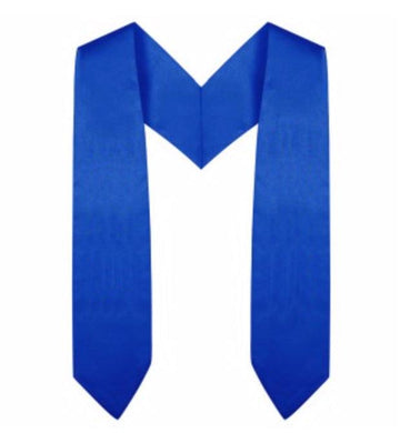 Royal Blue Kindergarten/Preschool Stole - Graduation Cap&Gown