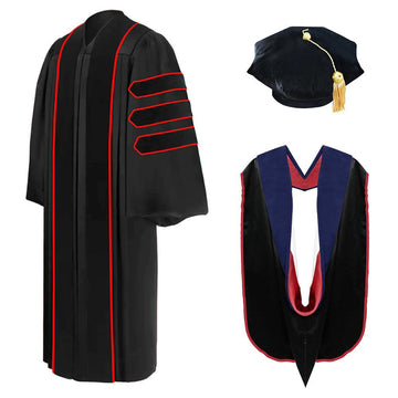 Doctoral Regalia Package for Indiana University Bloomington Graduation - Graduation Cap&Gown