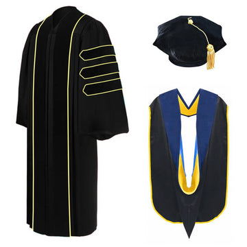 Doctoral Regalia Package for UC San Diego Graduation - Graduation Cap&Gown