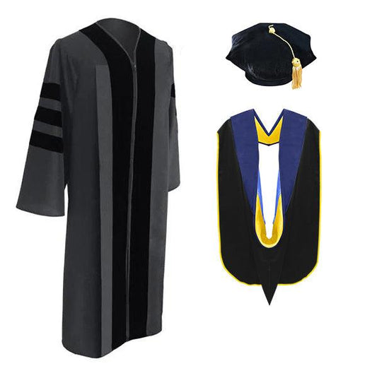 Classic Doctoral Regalia Package for UC Irvine Graduation - Graduation Cap&Gown