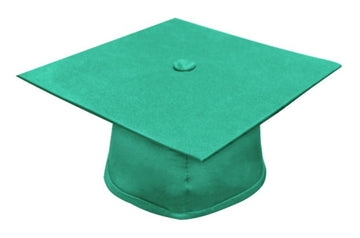 Matte Emerald Green Junior High/Middle School Cap - Graduation Cap&Gown