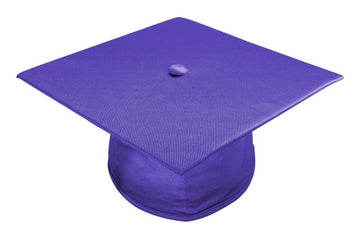 Shiny Purple Junior High/Middle School Cap - Graduation Cap&Gown