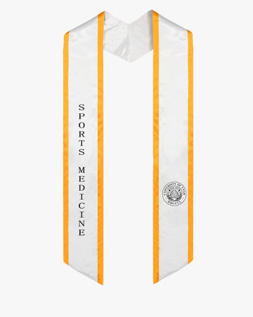 Custom Slanted Honor Stole with Trim - Graduation Cap&Gown
