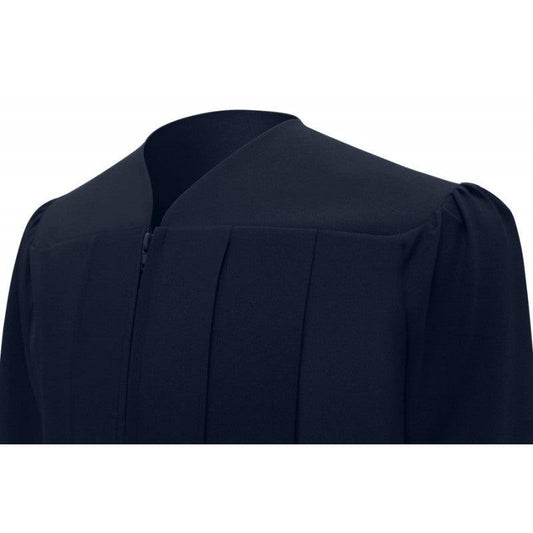 Matte Navy Blue Bachelors Cap & Gown - Graduation Cap&Gown