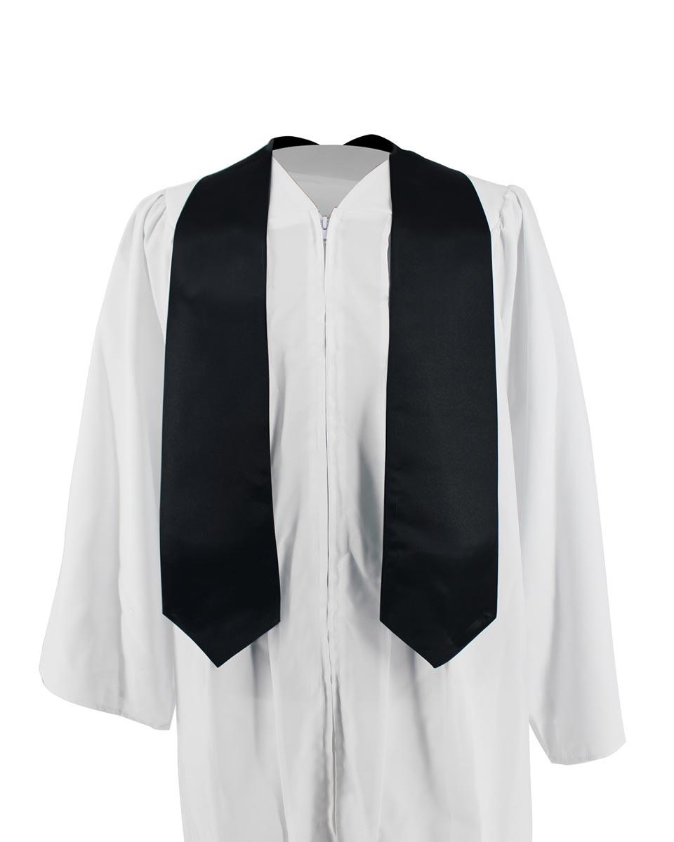 Plain Graduation Stole - 16 Colors Available - Graduation Cap&Gown