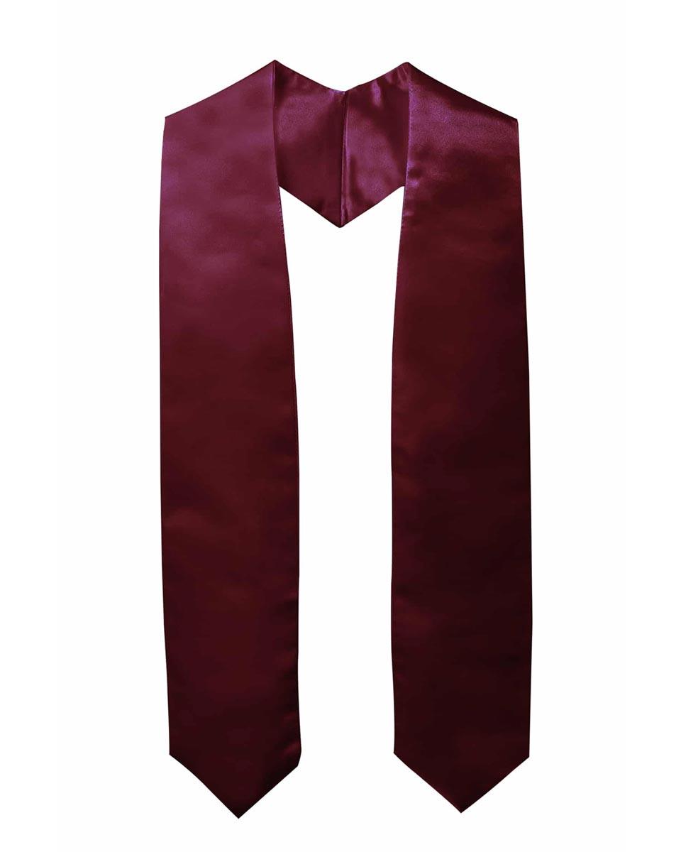 Plain Graduation Stole - 16 Colors Available - Graduation Cap&Gown