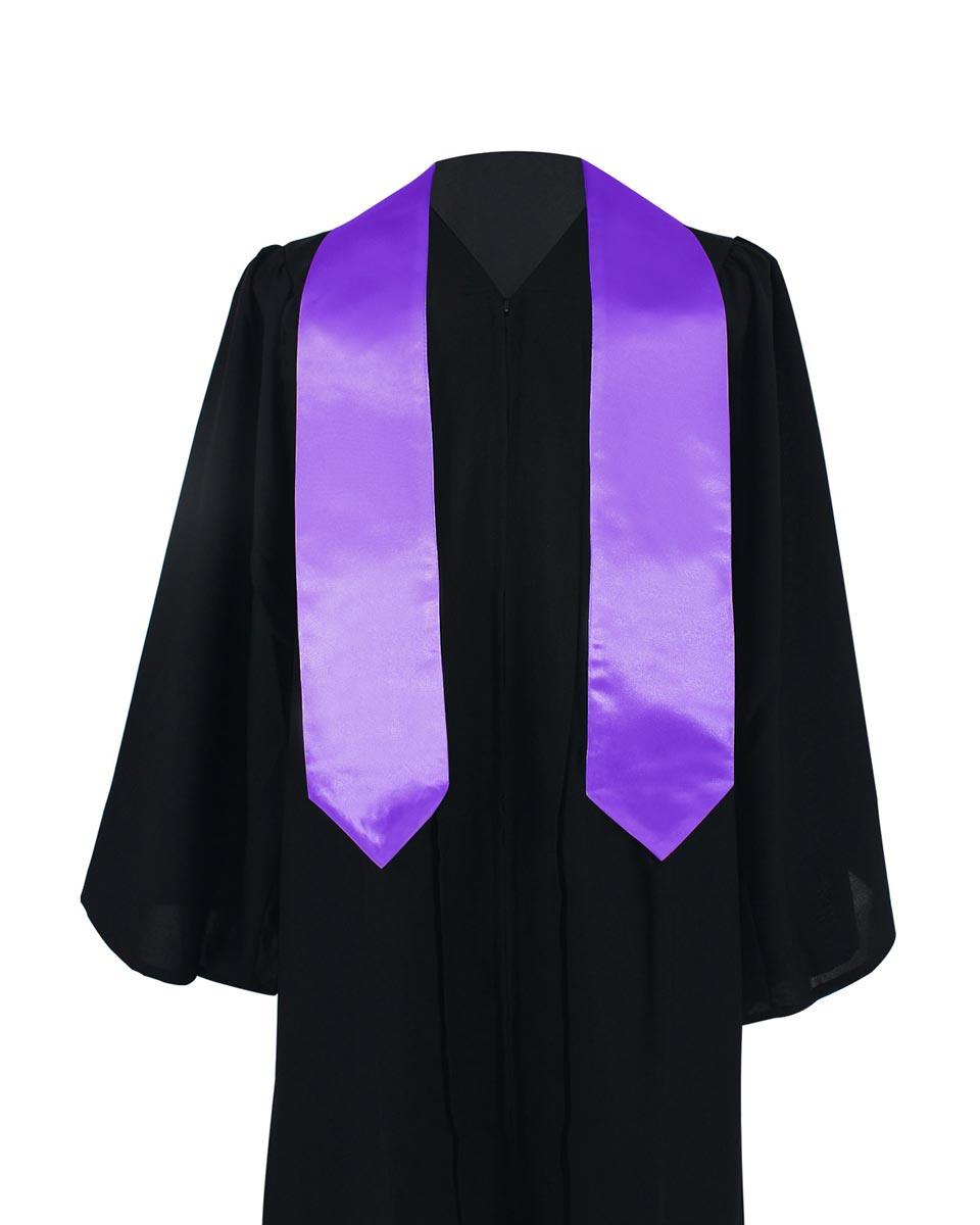Plain Graduation Stole - 16 Colors Available - Graduation Cap&Gown