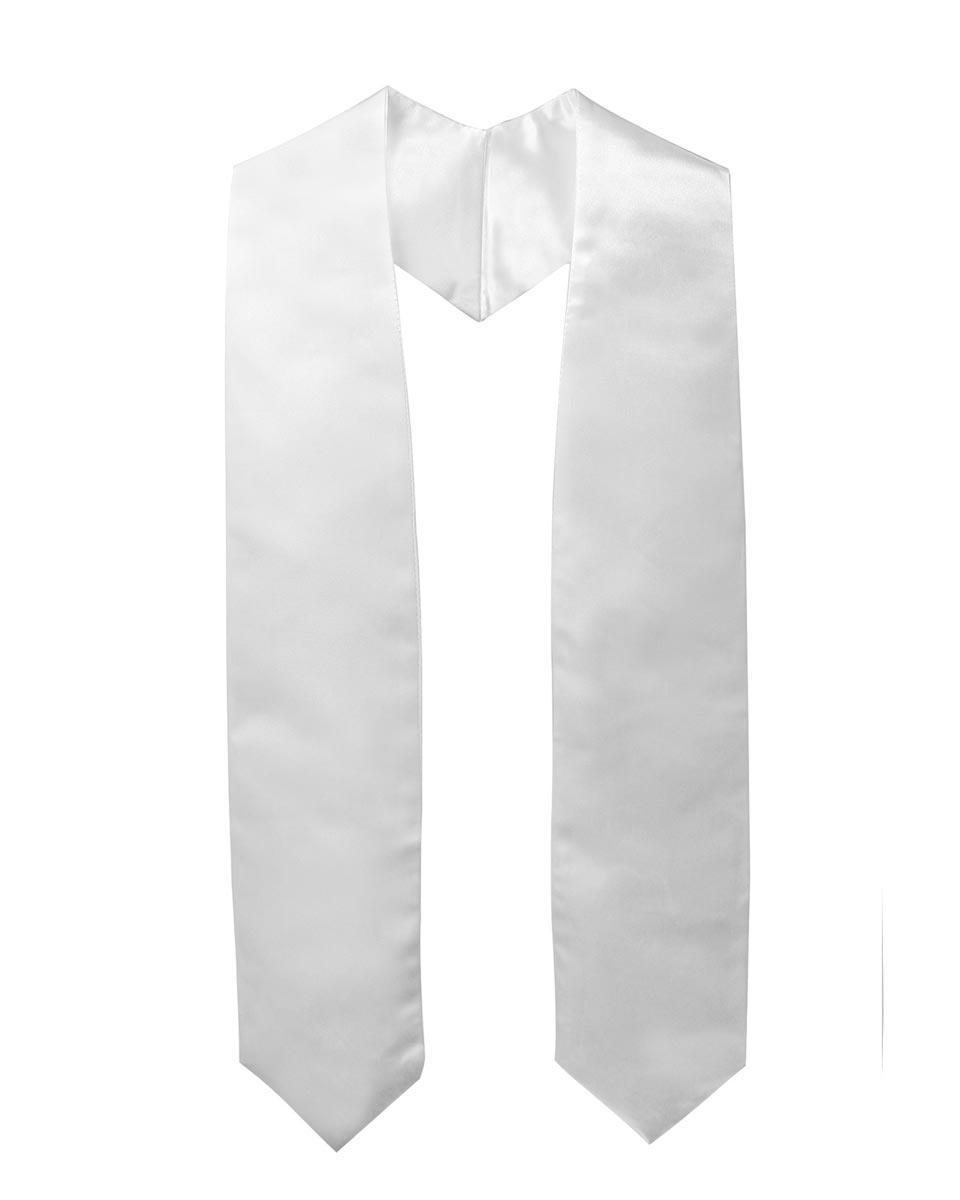 Plain Graduation Stole - 16 Colors Available - Graduation Cap&Gown