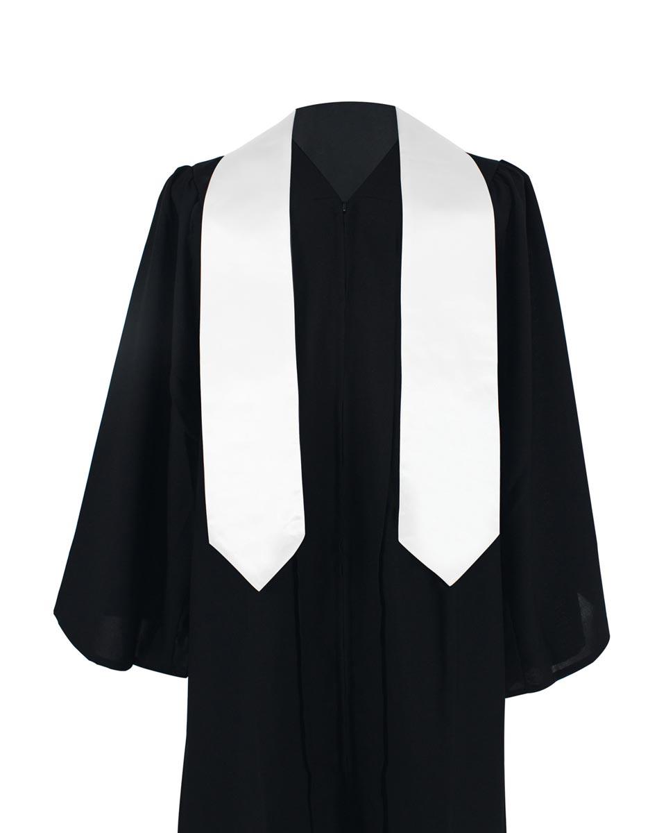 Plain Graduation Stole - 16 Colors Available - Graduation Cap&Gown