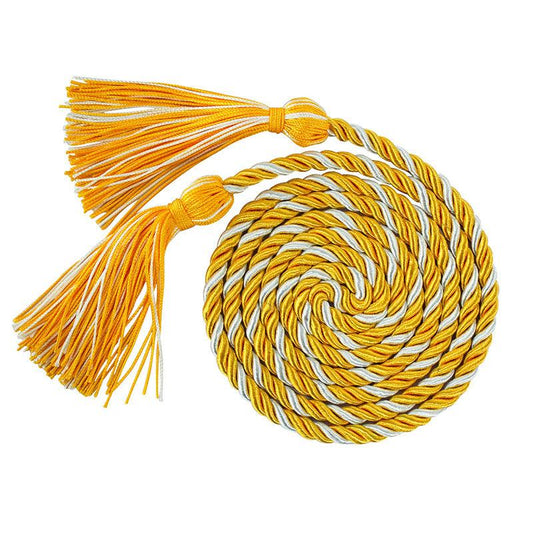 15 Two-Tone Honor Cords for Graduation Recognition - Graduation Cap&Gown