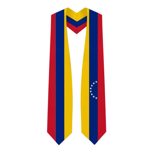 Venezuela Graduation Stole - Venezuela Flag Sash - Graduation Cap&Gown