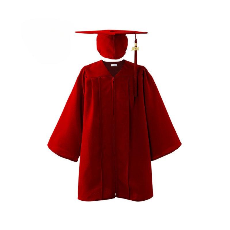 12 Colors Matte Kindergarten/Preschool Graduation Cap and Gown - Graduation Cap&Gown
