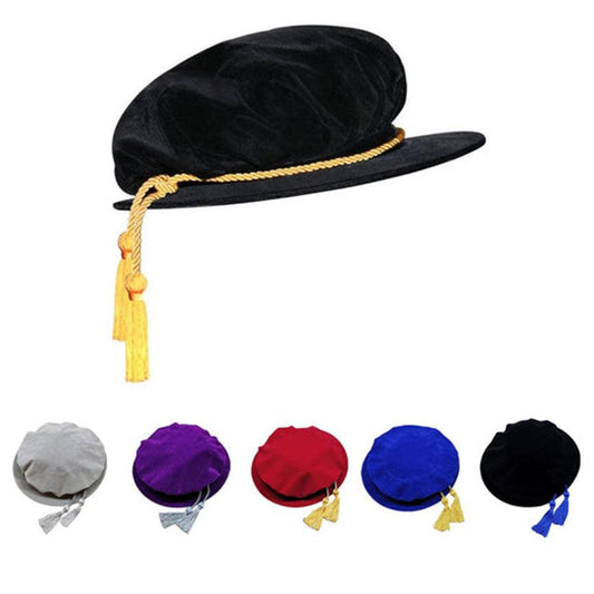 5 Colors Doctoral Academic Beefeater Graduation Cap - Graduation Cap&Gown