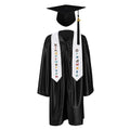 12 Colors shiny Kindergarten/Preschool Graduation Set – Gown, Cap, Stole, Tassel - Graduation Cap&Gown