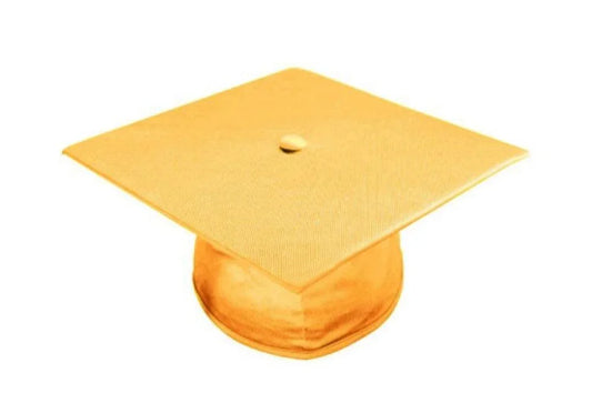Shiny Antique Gold Bachelors Academic Cap - Graduation Cap&Gown