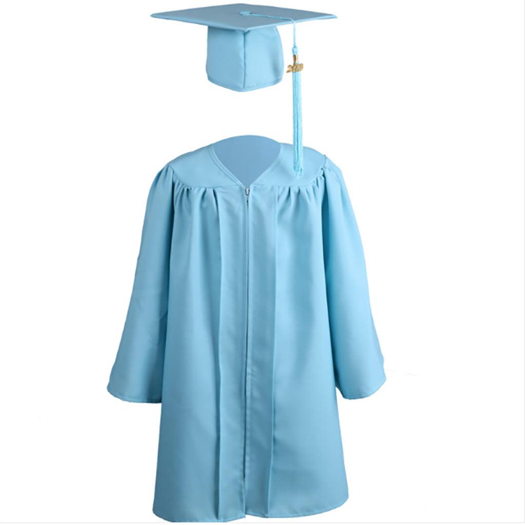 12 Colors Matte Kindergarten/Preschool Graduation Cap and Gown - Graduation Cap&Gown