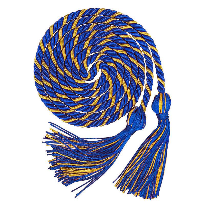 15 Two-Tone Honor Cords for Graduation Recognition - Graduation Cap&Gown