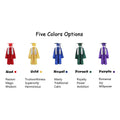 12 Colors shiny Kindergarten/Preschool Graduation Set – Gown, Cap, Stole, Tassel - Graduation Cap&Gown
