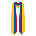 Colombia Graduation Stole - Colombia Flag Sash - Graduation Cap&Gown