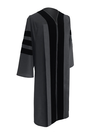 Classic Doctoral Academic Gown - Graduation Cap&Gown