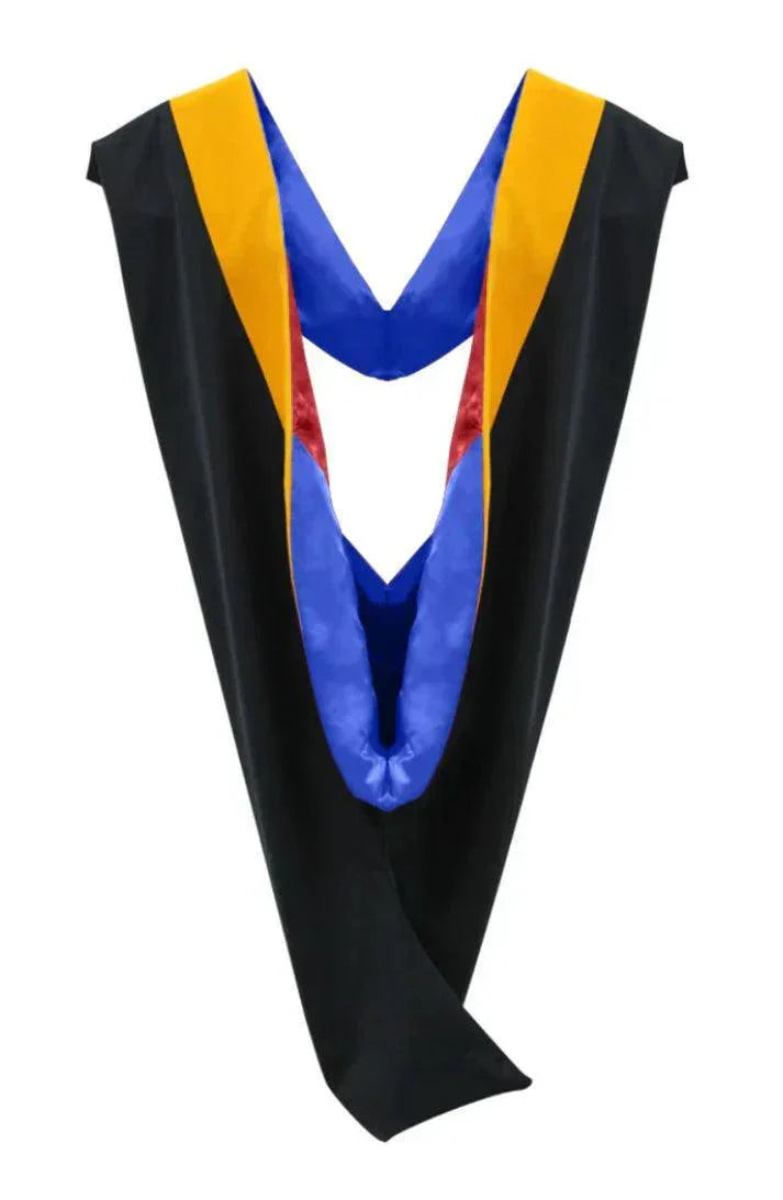 26 Deluxe Bachelors/Masters Graduation Hood – Velvet & Satin Finish - Graduation Cap&Gown