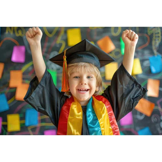 12 Matte Kindergarten/Preschool Gown - Graduation Cap&Gown