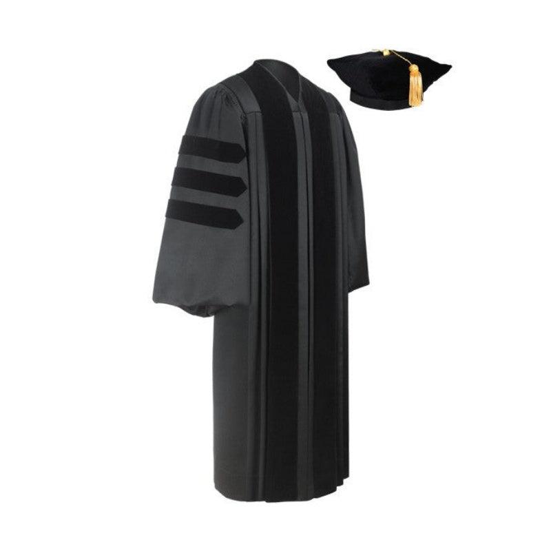 Deluxe Doctorate Tam & Gown Package - Graduation Cap&Gown