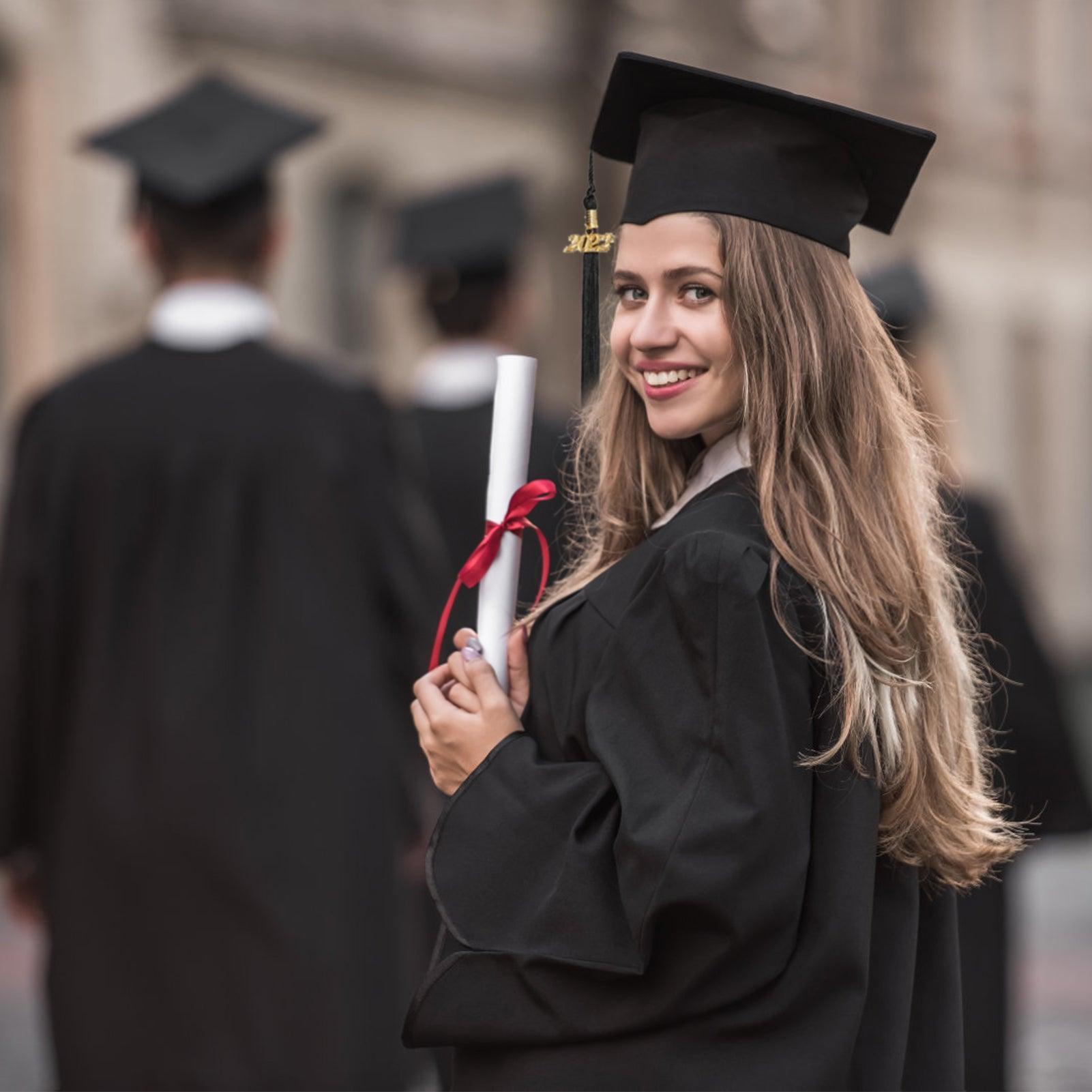10 Matte High School Graduation Gown