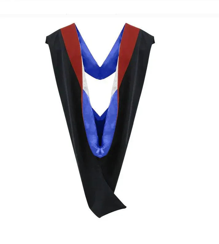 26 Deluxe Bachelors/Masters Graduation Hood – Velvet & Satin Finish - Graduation Cap&Gown