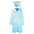 12 Colors shiny Kindergarten/Preschool Graduation Set – Gown, Cap, Stole, Tassel - Graduation Cap&Gown