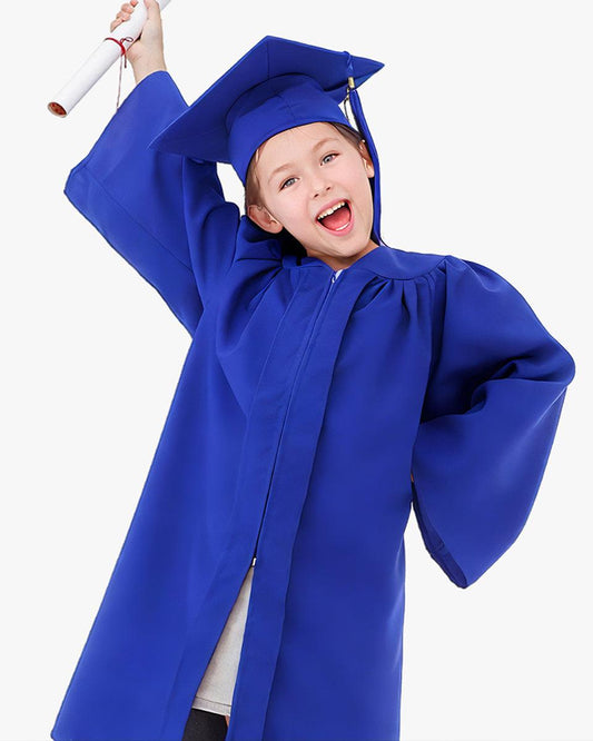 Matte Kindergarten Cap, Gown & Tassel Package – 12 Colors Available - Graduation Cap&Gown