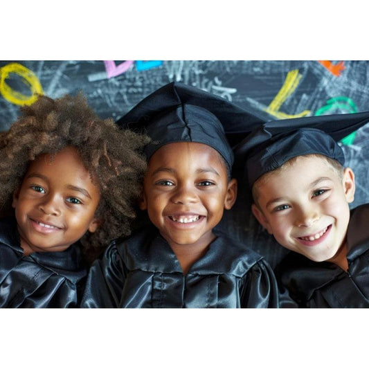 12 Matte Kindergarten/Preschool Gown - Graduation Cap&Gown