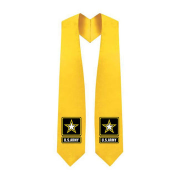 Gold U.S. Army Stole - Graduation Cap&Gown