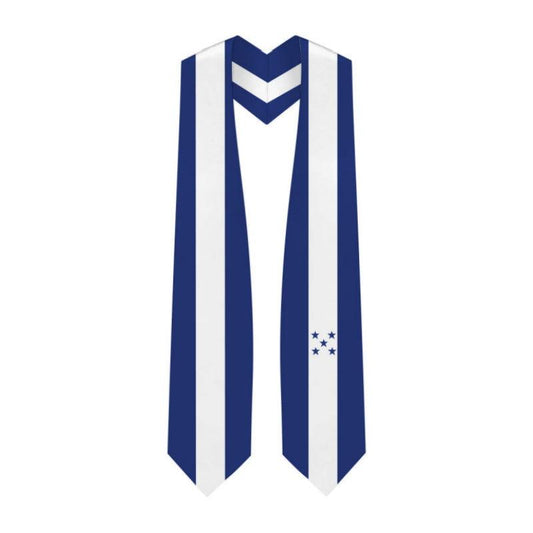 Honduras Graduation Stole - Honduras Flag Sash - Graduation Cap&Gown