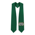 Hunter BLACK GRADS MATTER Graduation Stole - Graduation Cap&Gown