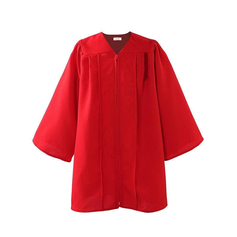 12 Matte Kindergarten/Preschool Gown - Graduation Cap&Gown