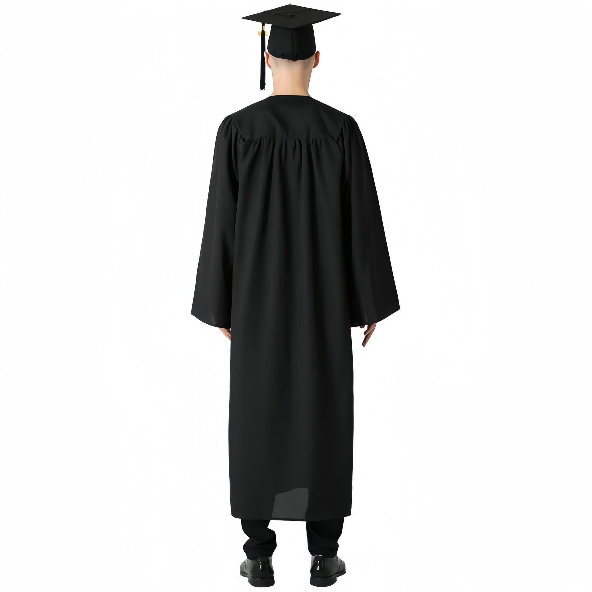 12 Matte High School Premium Matte Graduation Cap, Gown & Tassel Package - Graduation Cap&Gown